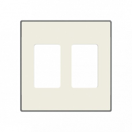 NIESSEN 2CLA855510A1101 2CLA855510A1101 8555.1 BL NIESSEN Tapa toma VDI doble BL
